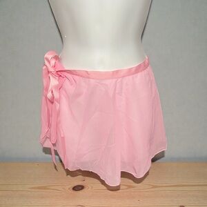 Women’s Sheer Ballet Wrap Skirt – Pink (Size M, NWOT)